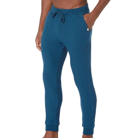 UGG 1121075 Men's Sz Medium Midnight Blue Glover Thermal Knit Jogger Pants - Picture 9 of 10